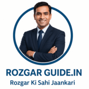 A confident man represents Rozgarguide.in, Rozgar ki sahi jaankari