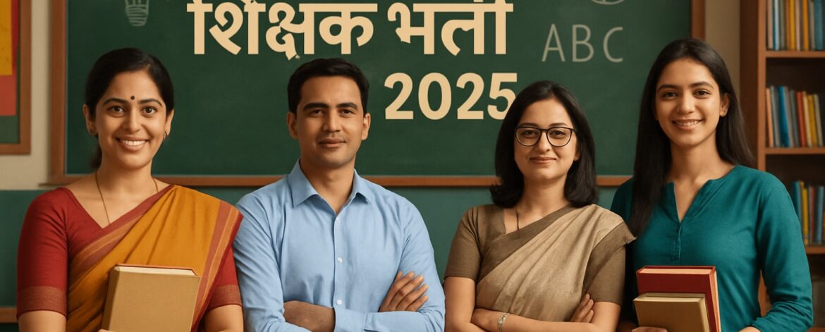 उत्तर प्रदेश शिक्षक भर्ती 2025: आवेदन की अंतिम तिथि और पदों की जानकारी