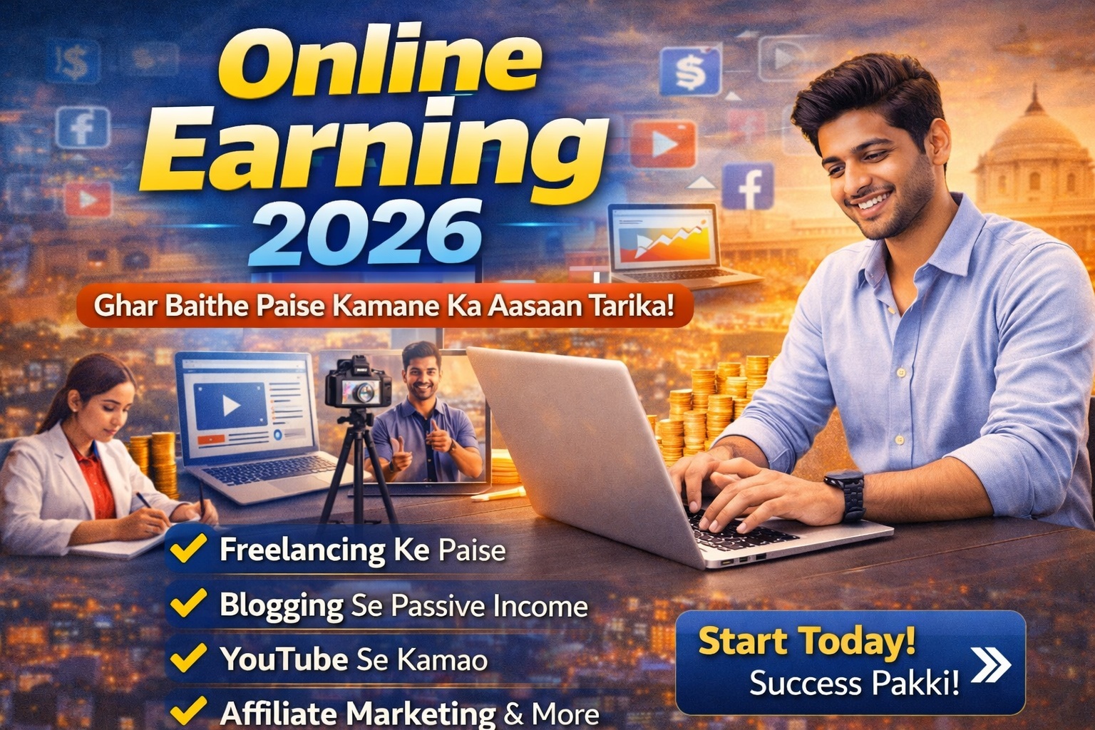Online Earning 2026 Work From Home Paise Kamane Ka Tarika