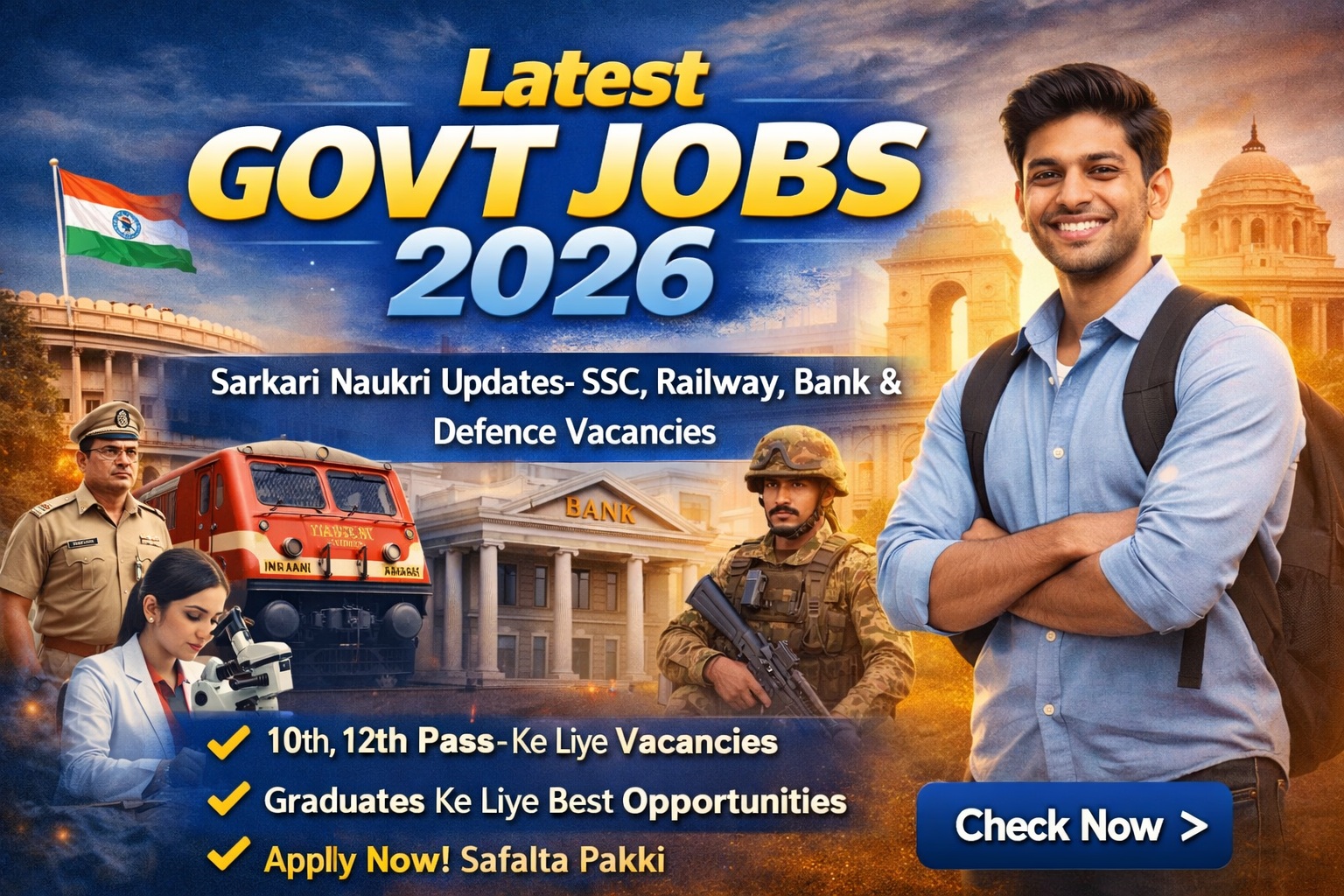 Latest Govt Jobs 2026 Sarkari Naukri Updates
