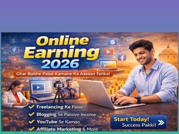Online Earning-2026 घर बैठे पैसे कैसे कमाए ऑनलाइन से Image