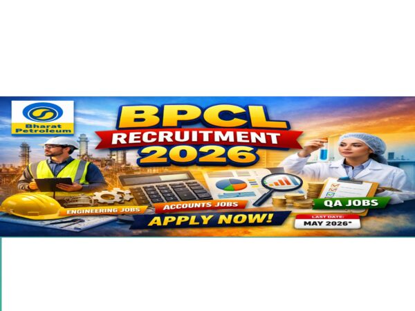 BPCL Recruitment 2026 engineering accounts QA jobs Bharat Petroleum vacancy image