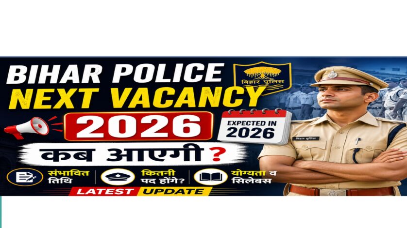 बिहार पुलिस भर्ती 2026 कब आएगी लेटेस्ट अपडेट पुलिस वैकेंसी इमेज